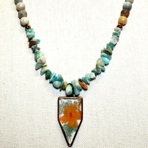 Amazonite Beaded Necklace